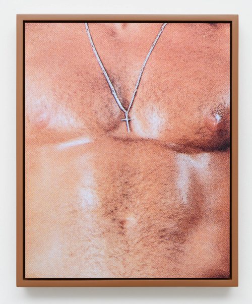 Cross Chain II, 2025  16 x 20 inch Dye Sublimation Print on aluminum in artist frame  Edition   + 1 AP