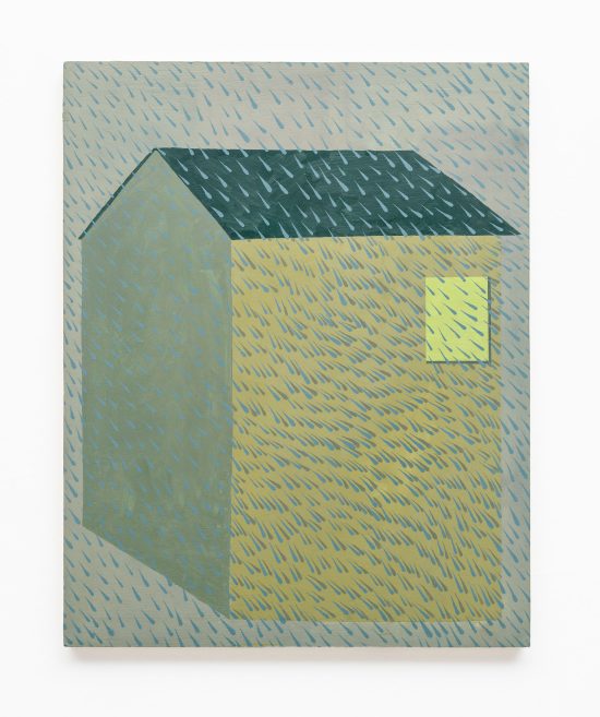 Left Behind 2025   oil on wooden panel, 40.5 cm x 50.5 cm x 2 cm